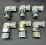 Lot Of 6 -parker 8-10 C50X-S 90 Fitting 1/2" Jic 7/8" Straight New. Price: $25.00.