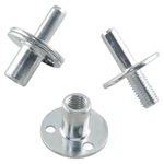 Whyhkj Sets Metal Bed Post Connector Screw-in T-nut M12*24MM, Silver New. Price: $16.17.