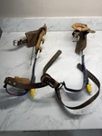 Klein Tree Climbing Spikes Pads & Straps Arborists Gaffs Service Tools 8210 Used. Price: $180.00.
