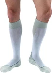 Jobst 7529002 Sock, Knee High, 20-30 Mmhg, Closed Toe, Large, White/grey New. Price: $59.27.