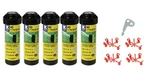 Rain K1 1/2" Smart Set Rotor 4" Pop-up 15-30FT Spray 40 -360 Arc Install Kit New. Price: $69.25.