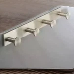 Ginger G2810QSN Surface Four Robe Hook, Satin Nickel New. Price: $194.99.