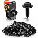 Goamotors 50PCS 1/4 Body Fasteners 25 Bolts & U-nut One Size, Black New. Price: $24.98.