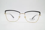 Glasses Vogue 4185 Gold Black Oval Eyeglass Frame New. Price: $90.42.