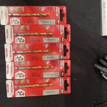 Milwaukee 48-89-4613 1/4" Titanium Drill Bit Red Helix Shockwave Impact Duty New. Price: $8.40.