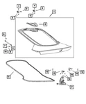 Genuine Mopar Screw 6106103AA New. Price: $21.61.