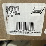 Schlage FE285 716 Camelot Front Entry Handleset Georgian Knob Aged Bronz New. Price: $44.99.