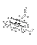 Genuine Mopar Defroster Duct 6KN87TX7AD New. Price: $135.98.