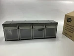 Carquest 2014LTCB Headlamp Light Bulb Organizer Cabinet With (4) Plastic Bins New. Price: $49.95.