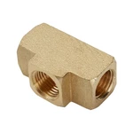 3/8 IN-24 Iff Each End, 1/8 Npt Female Center, Brass Adapter Tee New. Price: $14.99.