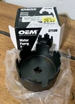 Oem Tools 27109 Water Pump Socket Remover / Installer For Cadillac 4.6L New. Price: $21.99.