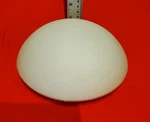 Ceiling Round Ribbed Domed Frosted Glass Light Shade Globe - Save $ New. Price: $6.99.