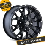 Mayhem 8015-7956MB18 Warrior Series Matte Black Wheel New. Price: $259.99.