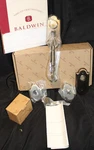 Baldwin Ashton Two-point Lock Handleset W/ Wave Lever Satin Brass & Black New!. Price: $300.00.