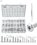 Mr. Pen- Nuts And Bolts Assortment Kit, 810 Pcs, Stainless M3, M4, M5, M6 New. Price: $17.62.