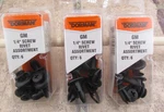 3 Pack Dorman 961-045D Gm 1/4" Screw Rivet Assortment 18 Pcs Total New. Price: $16.95.
