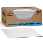 Flashdry Marine Oil Spill Absorbent Pads, 100-COUNT 2MM New. Price: $99.21.