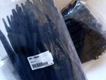 2PKS/100EA Black Nylon 8" Cable (zip Ties/tie Wraps/hose Ties) Spi SM-12044 New. Price: $18.69.
