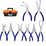 Toolution 8-PIECE Hose Clamp, Fuel Line, Electrical Disconnect Snap 8PCS Set New. Price: $54.08.