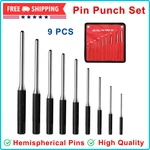 9 Pieces Roll Pin Punch Set Removing Tool For Car, Watch Repair, Jewelry New. Price: $9.49.