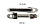 Maxzone Vehicle Lighting Corp Lh Outside Front Door Handle; W/keyhole; Chrome + New. Price: $31.23.