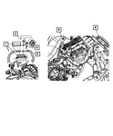 Genuine Mopar Multi Thread Nut Mounting 6105240AA New. Price: $6.06.