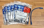 Tripp Lite CAT6 Gigabit Molded Patch Cable Blue N200-001-BL Lot Of 7 New. Price: $14.99.