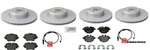 Zimmermann Bmw X3 X4 G01 Front & Rear Brake Kit Rotors Pads 34116860907 Bosch New. Price: $695.00.