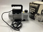 Used #3 Oem Tools 90059-R-AZ 1.8 Cfm Single Stage Vacuum Pump, 1/4" Hp, 110V. Price: $107.99.