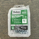 Teks 21360 Zinc-plated Steel Phillips Pan Head Sheet Metal Screw #8 X 1/2 In. New. Price: $18.99.