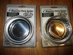 Lot Of 2 New 4" Pittsburgh Stainless Steel Magnetic Parts Holder. Price: $16.99.