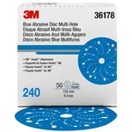 3M 36178 Multi-hole Hook & Loop 240 Grit In. Sanding Disc (50/PACK) New. Price: $59.15.