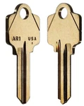 Kaba Ilco AR1-BR Arrow Blank Key Locksmith Commercial, Box Of 50 New. Price: $40.00.