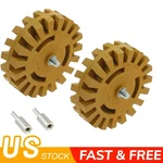 2X 4'' Car Decal Remover For 3M Glue Rubber Eraser Wheel Adhesive Sticker New. Price: $12.95.