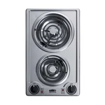 Summit CCE213SS 12" Electric Radiant Cooktop W/ (2) Spiral Burners, Manual Co... New. Price: $429.25.