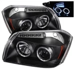 Spyder 5009876 Black Halo Led Projector Headlights For 2005-2007 Dodge Magnum New. Price: $189.00.