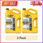 (2 Pack) Pennzoil Platinum Full Synthetic 5W-20 Motor Oil, 5-QUART New. Price: $44.15.