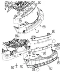 Genuine Mopar Tapping Hex Head Screw And Washer 6509123AA New. Price: $6.86.