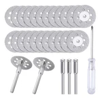 Allmuis Y 545 Diamond Cutting Wheel (22MM) 25PCS With 402 Mandrel Silver New. Price: $17.90.