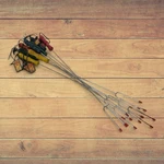 Rome's Campfire Fork Set 8 Marshmallow Hot Dog Roaster Wood Handle Chrome 22" New. Price: $32.99.