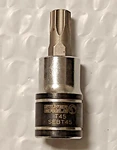 Matco Tools "silver Eagle" SEBT45, 3/8" Socket Driven, Torx Bit. Used. Price: $19.89.