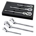 Der Erwachte Flex-head Ratchet Set, 1/4", 3/8", 1/2" 3-PIECE, Silver New. Price: $55.90.