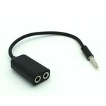 Headphones Splitter 3.5MM Earphone Adapter Dual Headset Port For Cell New. Price: $14.95.