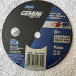 Norton Gemini 10655 Cut-off Wheels 4" X 1/16" 3/8" Pack 25 New. Price: $41.99.