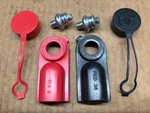 Pair Oem Gm Chevy Side Post Battery Terminal Protectors Covers & Neg W Bolts Used. Price: $24.99.