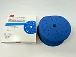 New 3M Hookit Blue Abrasive 321U Multi-hole, 36184, In, 800, 50 Discs. Price: $44.99.
