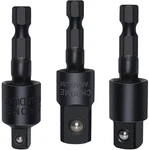 Pieces Wobble Socket Adapters, 1/4" Hex Shank To 3/8" 1/2" Square New. Price: $12.95.
