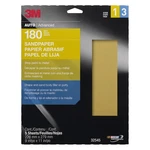 3M 180 Grit Gold Abrasive Sandpaper 9" 11" Dry Sanding Sheets Box 32545 New. Price: $7.99.