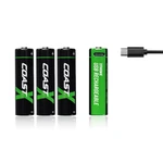 Coast Products Zithion-x Aa Rechargeable Lithium-ion Batteries With Usb-c Port ( New. Price: $41.42.