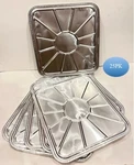 25 Count Aluminum Foil Oven Liners Disposable Reusable 18.5 X15.5 Grease Trap New. Price: $22.00.